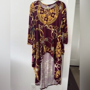 Elegant Floral Patterned Dress